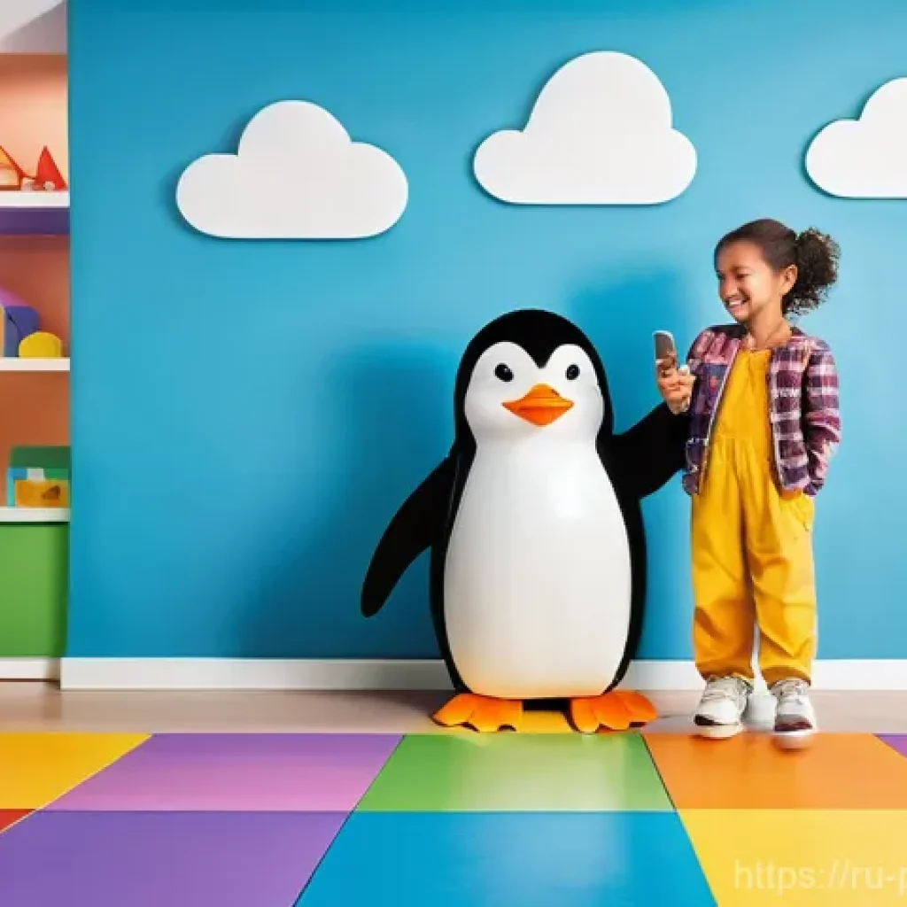 뽀로로 키즈카페 체험 후기 - **Prompt 1: A joyful and vibrant children's play center entrance.**
Imagine a brightly lit, expa...