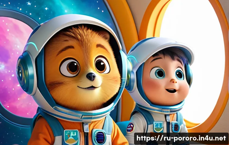 뽀로로의 스핀오프 시리즈 - "Pororo and his friends, Crong, Eddy, Loopy, Poby, and Petty, are on an exciting space adventure. Th...